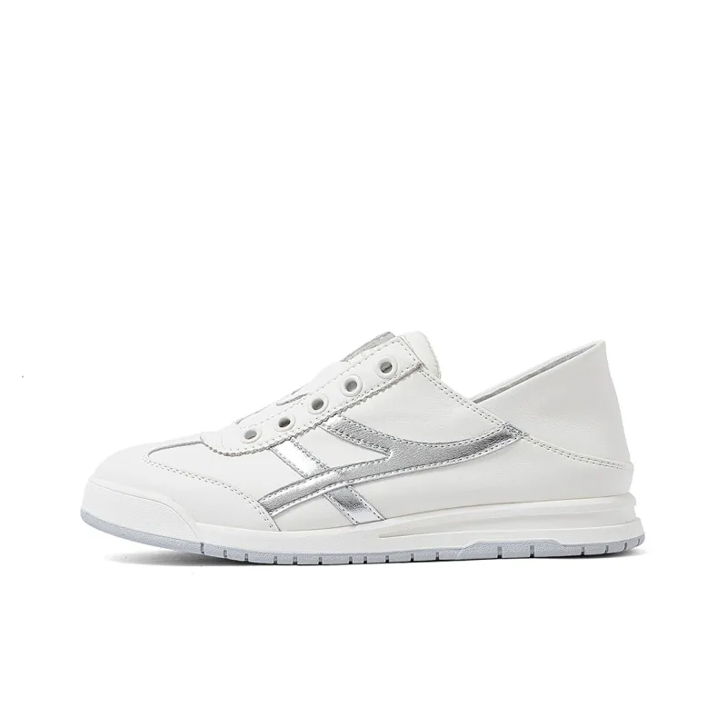 COMELY Casual Shoes Women's Low Top Ecru/Blue/Silver-0