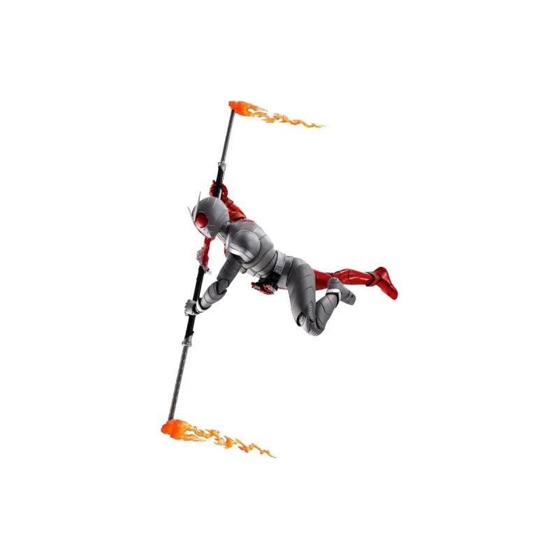 BANDAI Kamen Rider W S.H.Figuarts True Bone Craft, Frenzied Metal Shape, Adapted Animation Commemoration Action Figures-1
