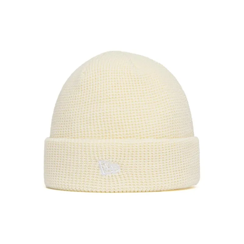 New Era Acrylic Beanies Unisex White-0