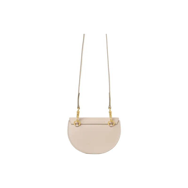 Chloe Marcie Cow Leather Shoulder Bag Crossbody Bag Mini Women's Cement Pink-2