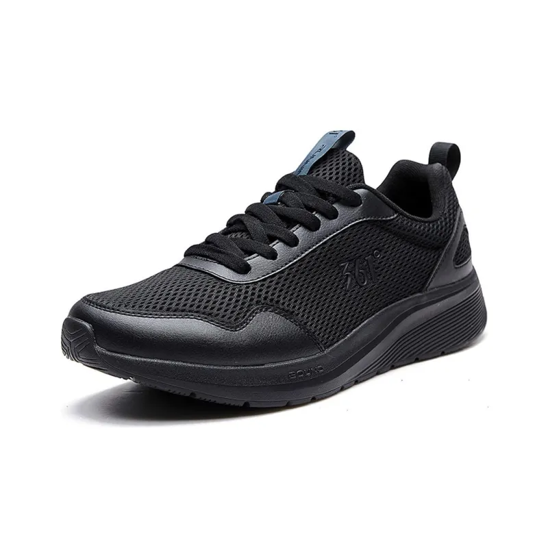 361° Cushioning, Abrasion Resistant, Breathable, Lightweight Low Top Running Shoes Men's Black-2