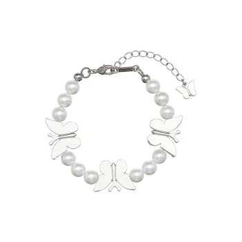 STUGAZI White Gold-Plated Copper Bracelets Unisex