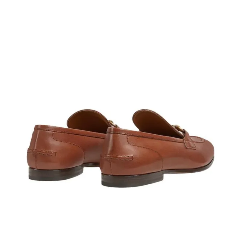 GUCCI Jordaan Loafers Men's Brown-6