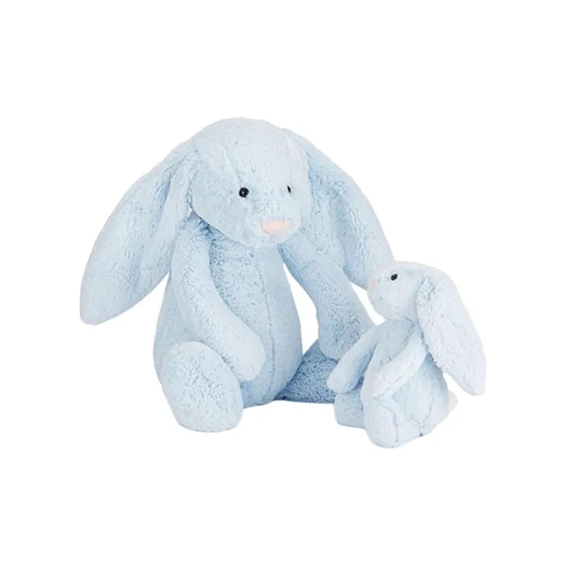 JELLYCAT Bashful Blue Bunny Stuffed Animal-3
