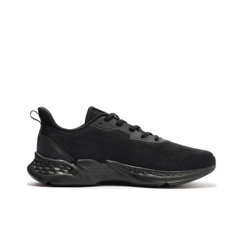 361° Cushioned Wear Resistant Breathable Lightweight Low Top Casual Running Shoes Men's Obsidian Black-1