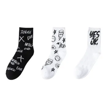 MIIOW Mid Calf Socks Men's 3 Pack