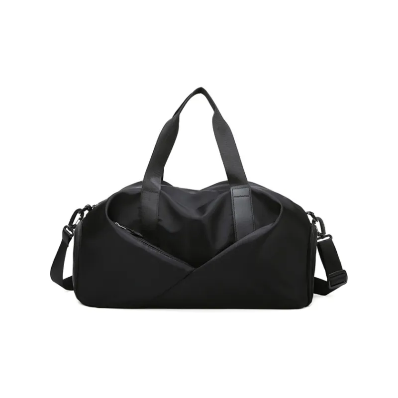 GKY Oxford Handbags Travel Bags Regular Unisex Light Gray/Sweet Pink/Black-0