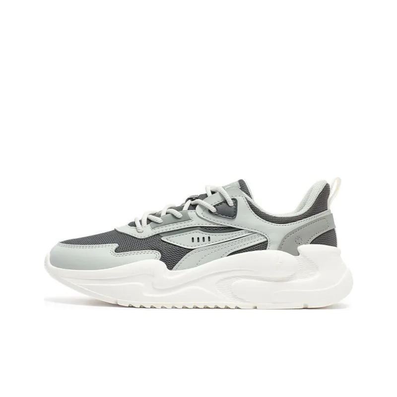 361° Anti-Slip Wear-Resistant Low-Top Casual Shoes Men's Gray-0
