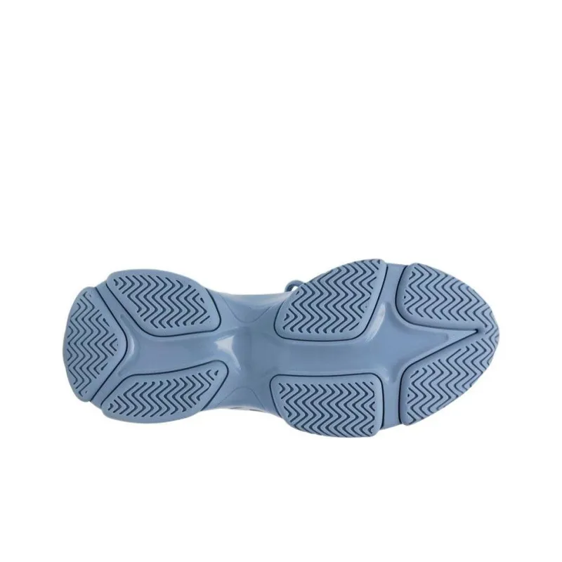 STEVE MADDEN Low-Top Chunky Sneakers Women's Blue-6