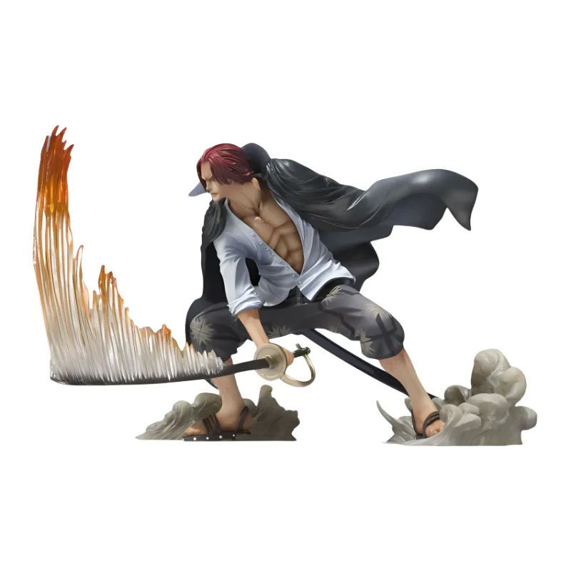 BANDAI Shanks Figuarts Zero Red Hair Battle Ver Scale Figures-1