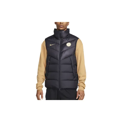 Nike Vests Men Asphalt Blue/Asphalt Blue/Club Gold