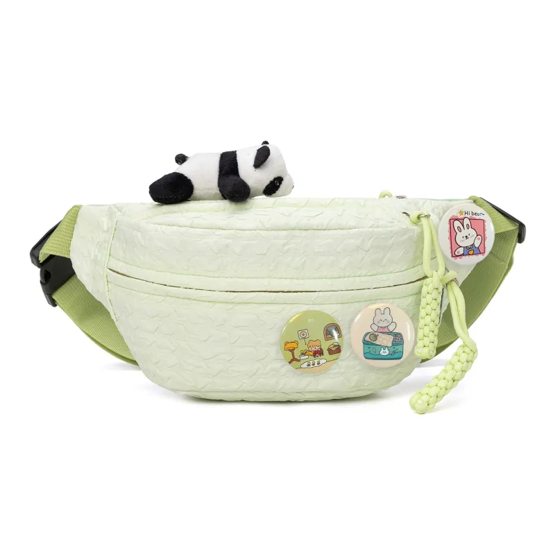 UNITE STAR Nylon One Shoulder Crossbody Bag, Sling Bag Regular Women's Pink/Green/Yellow-0