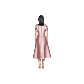 BBLLUUEE Short Sleeved Dress Women's Rouge Pink