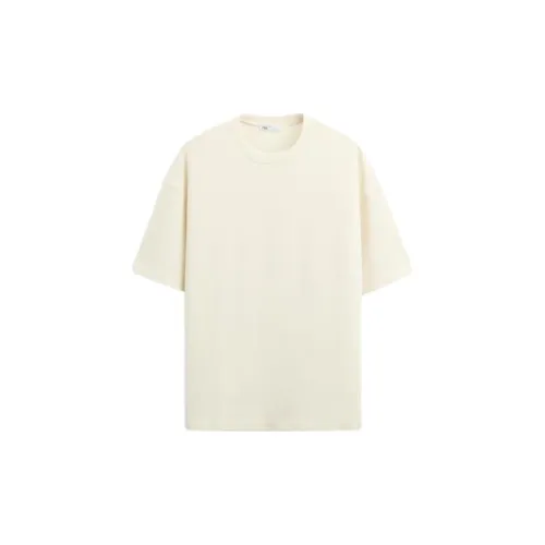 ZARA T-Shirts Men Beige