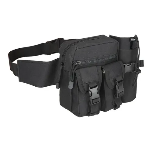 Genius Dawn Moon Wild Camping Gear Sports Fanny Pack Water-Resistant Kettle Fanny Pack Outdoor Fanny Pack Oxford Unisex