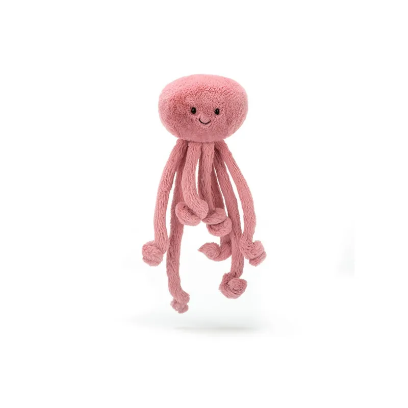 JELLYCAT Animal Collection Ellie Jellyfish Pink Dolls Plush Doll 25cm High-1