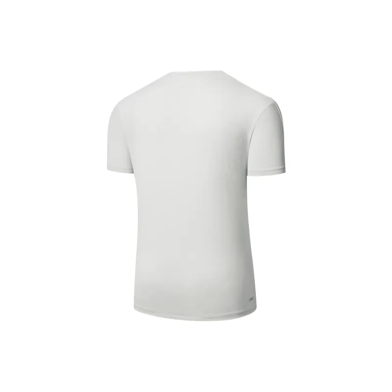 Erke T Shirt Men's Single Dye Dim Gray-1