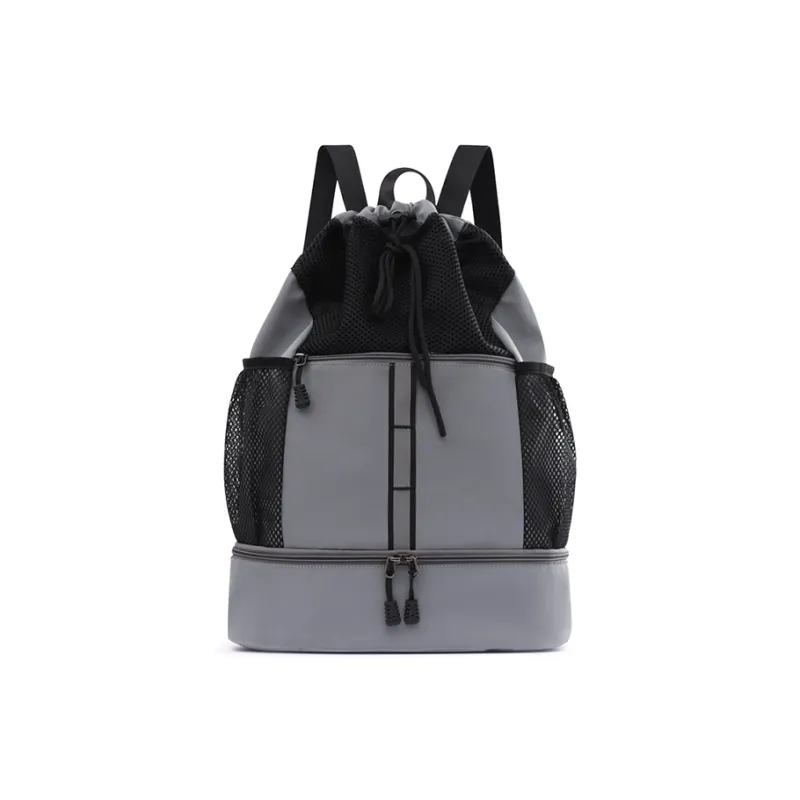 GKY Oxford Basketball Bag Backpack Regular Unisex Black/Gray/White-2