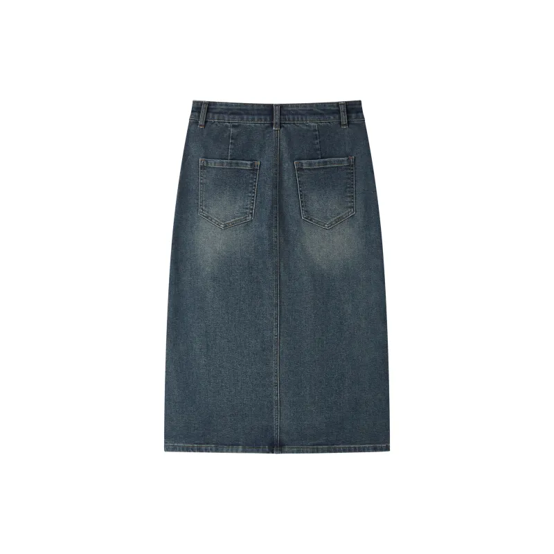 SEM/R Denim Long Skirts Women's-1