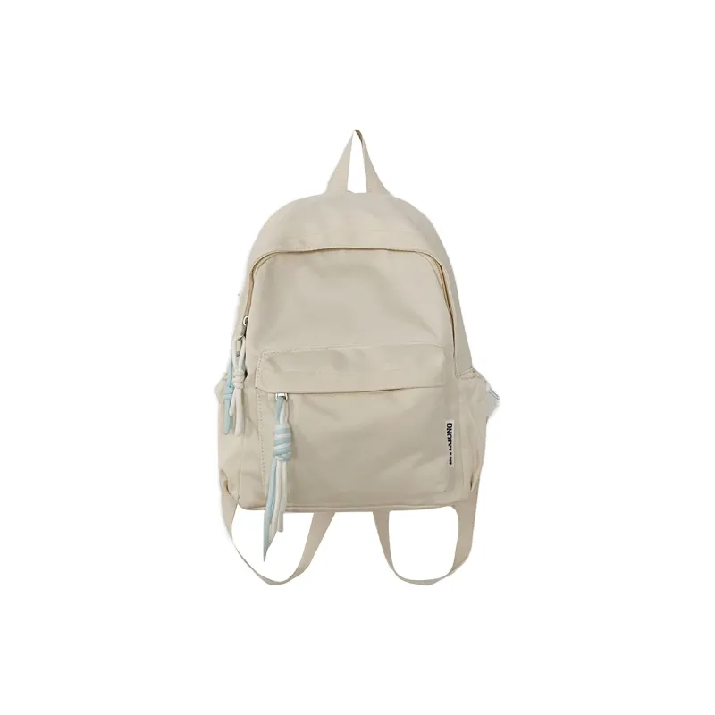 Morellybear Nylon Backpack Regular Women's Yellow/Green/White/Pink/Black-9