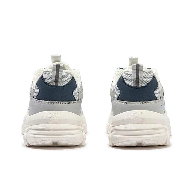 361° Cushioned Slip Resistant Low Top Casual Running Shoes Men's Gray Blue-3