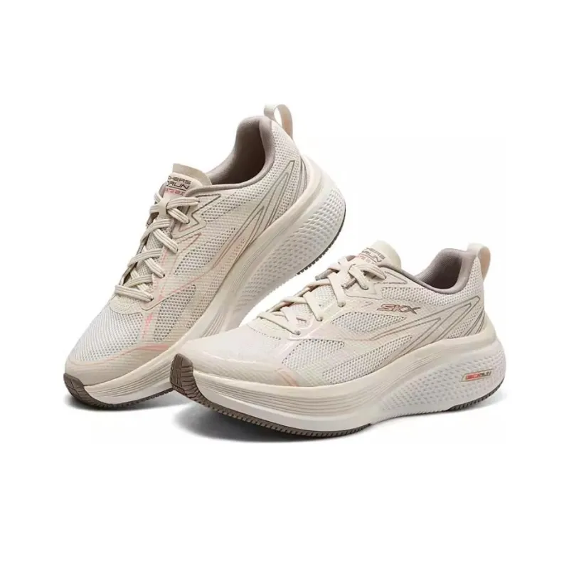 Skechers WOMEN'S GO Series Breathable Coverage Support Low Top Casual Running Shoes Women's Beige-3