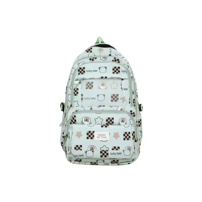 Venerable Brahma Nylon Backpack Regular Unisex Black/Pink/Blue/Green/Purple-5