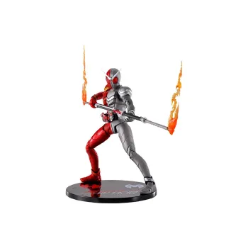 BANDAI Kamen Rider W S.H.Figuarts True Bone Craft, Frenzied Metal Shape, Adapted Animation Commemoration Action Figures