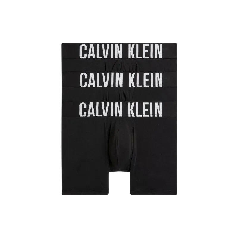 CALVIN KLEIN Underpants Europe Version Men's 3 Pack Black-0
