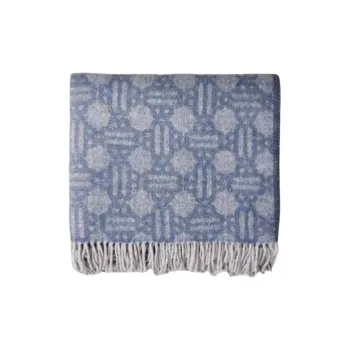 Maje Cotton Shawls Unisex Blue Gray