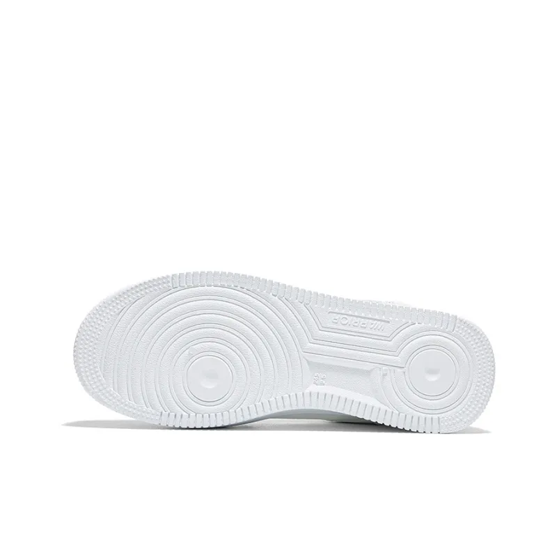 Warrior Mesh Surface White Sneakers Breathable Low Top Skateboard Shoes Men's White-4