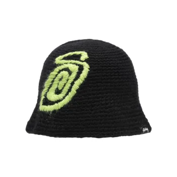 Stussy Swirly S Knit Bucket Hat