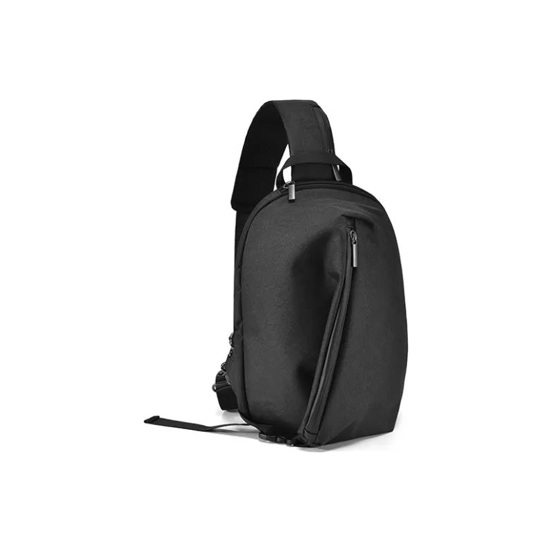 Yohji Kimura Polyester Sling Bag Commute Crossbody Bag Shoulder Bag Regular Men's Black-1
