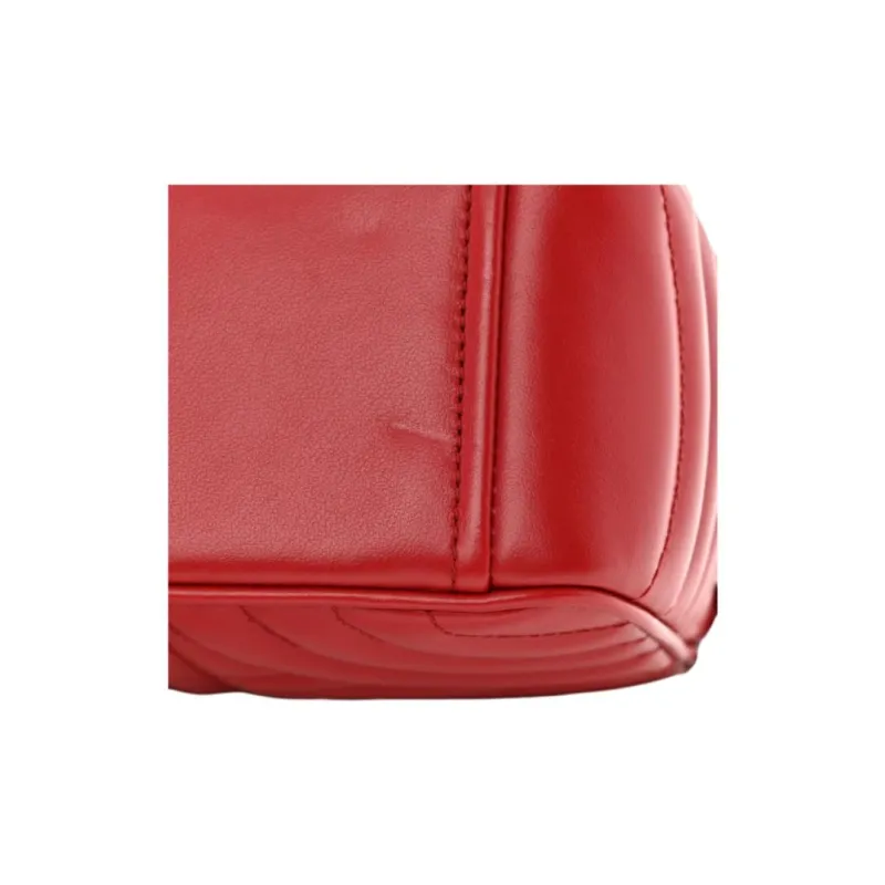 PRADA Calfskin Camera Bags Crossbody Bag Shoulder Bag Women's Red-7