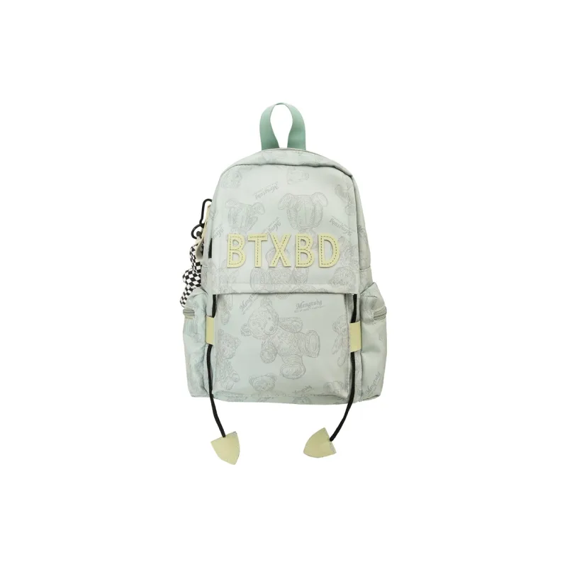 Morellybear Nylon Backpack Shoulder Bag Crossbody Bag Sling Bag Regular Unisex Black/Red/White/Green-16