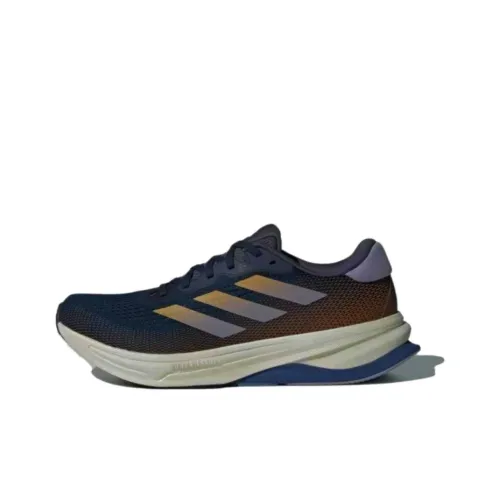 Adidas Supernova Anti-Slip Wear-Resistant Low-Top Casual Running Shoes Men's Black Gray