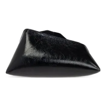 The Attico Leather Clutch Women's Black
