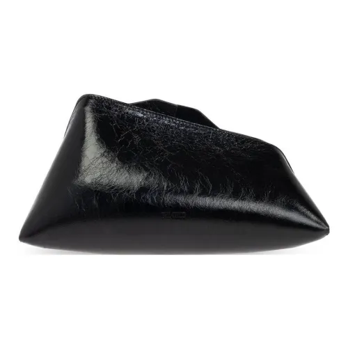The Attico Leather Clutch Women's Black