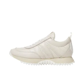 Moncler Pacey Low Top Casual Shoes 3cm Women's Milk White