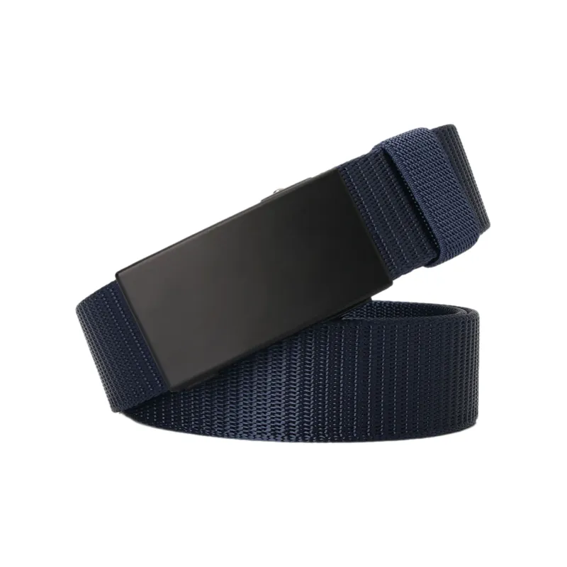 Mulinsen Nylon No Tooth Automatic Buckle Outdoor Sports Casual Business Casual Tactical Canvas Belt Unisex 3.8cm-6