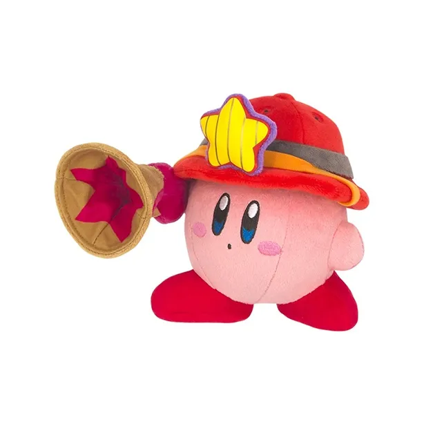 Kirby Kirby And Characters All Star Collection Firefighter Dolls Plush Doll 13cm High-1