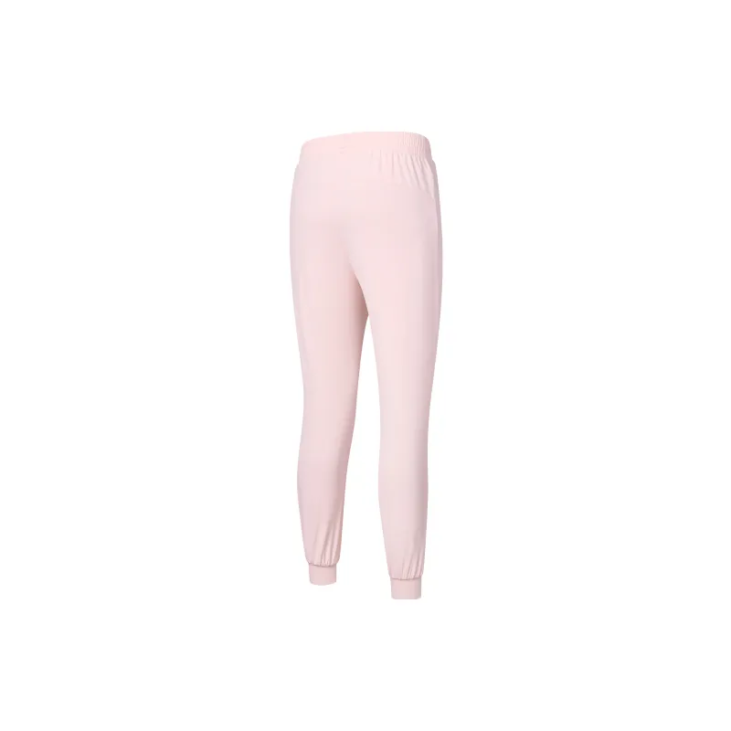 Erke Knitted Sports Pants Women's Peony Pink-1
