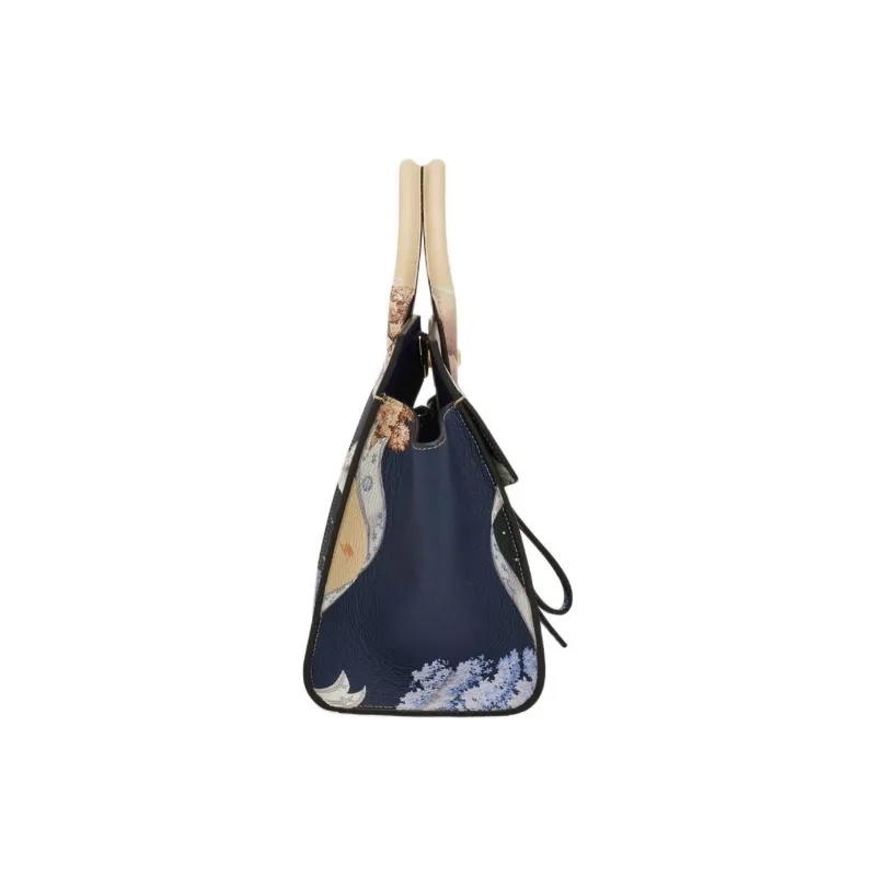 FERRAGAMO Studio Stamped Calfskin Shoulder Bag Crossbody Bag Handbag Small Size Women's Multicolor-1