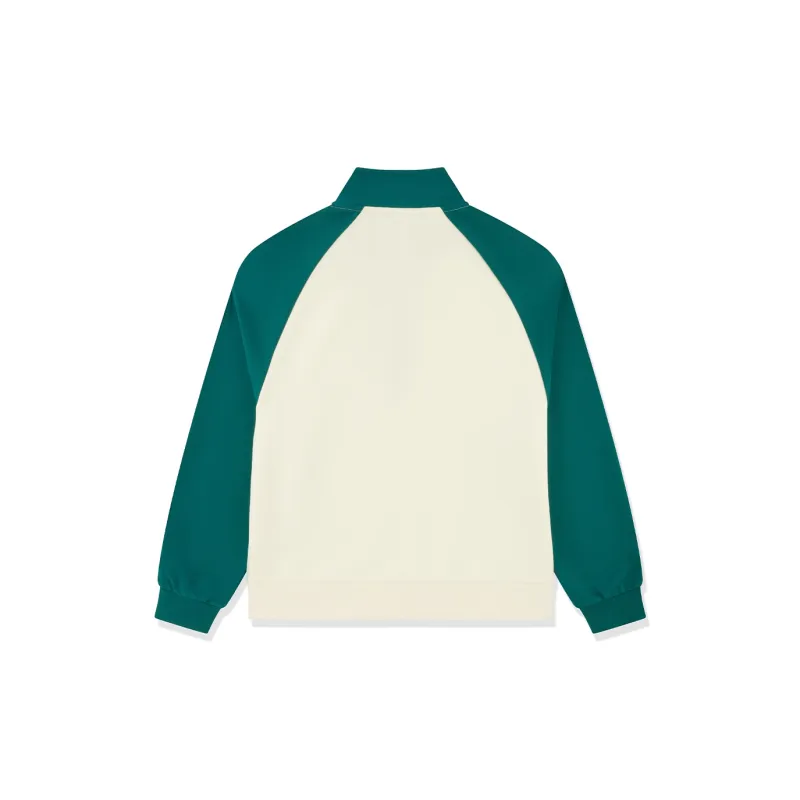 QIAODAN Early Autumn Sweatshirt Women's Cream White/Crown Green-1