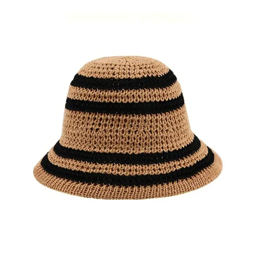 Yamaichi Maru Straw Woven Bucket Hats Women's