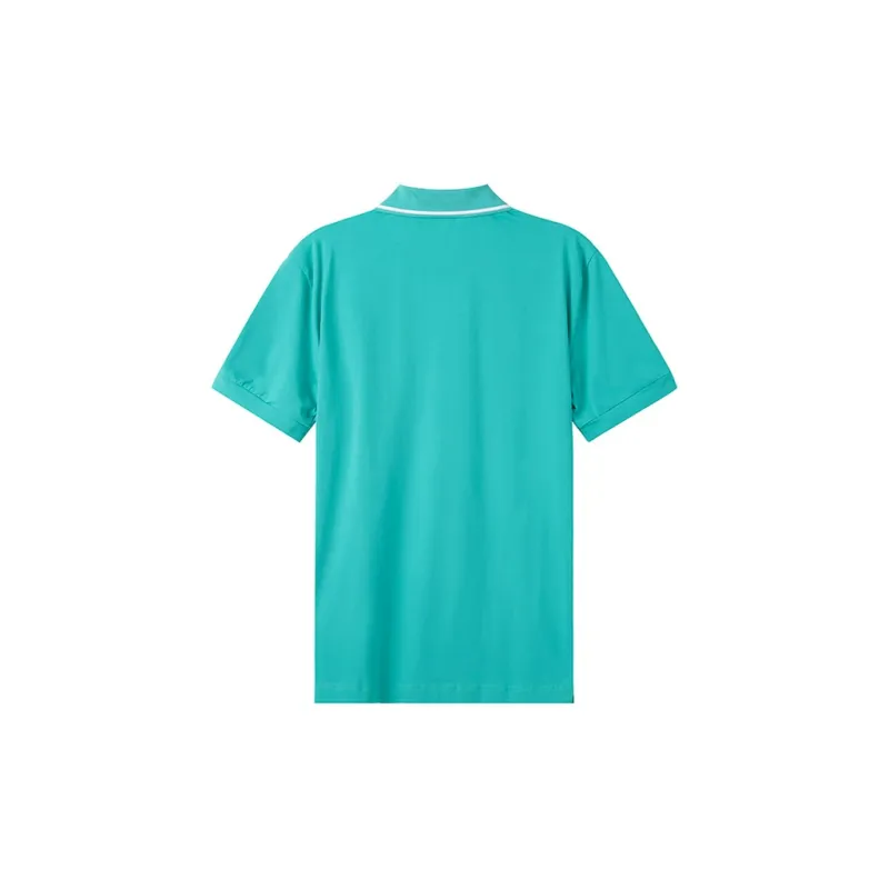 EMPORIO ARMANI EA7 SS24 Polo Shirt Men's Turquoise Color-1