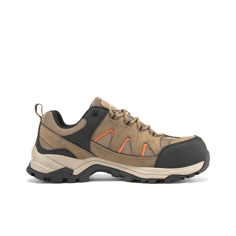 Jeep Slip Resistant And Abrasion Resistant Coverage Low Top Safety Shoes, Outdoor Shoes Unisex Khaki-1