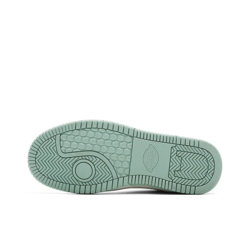Dickies Low-Top Skateboard Shoes Unisex White Mint Green-4
