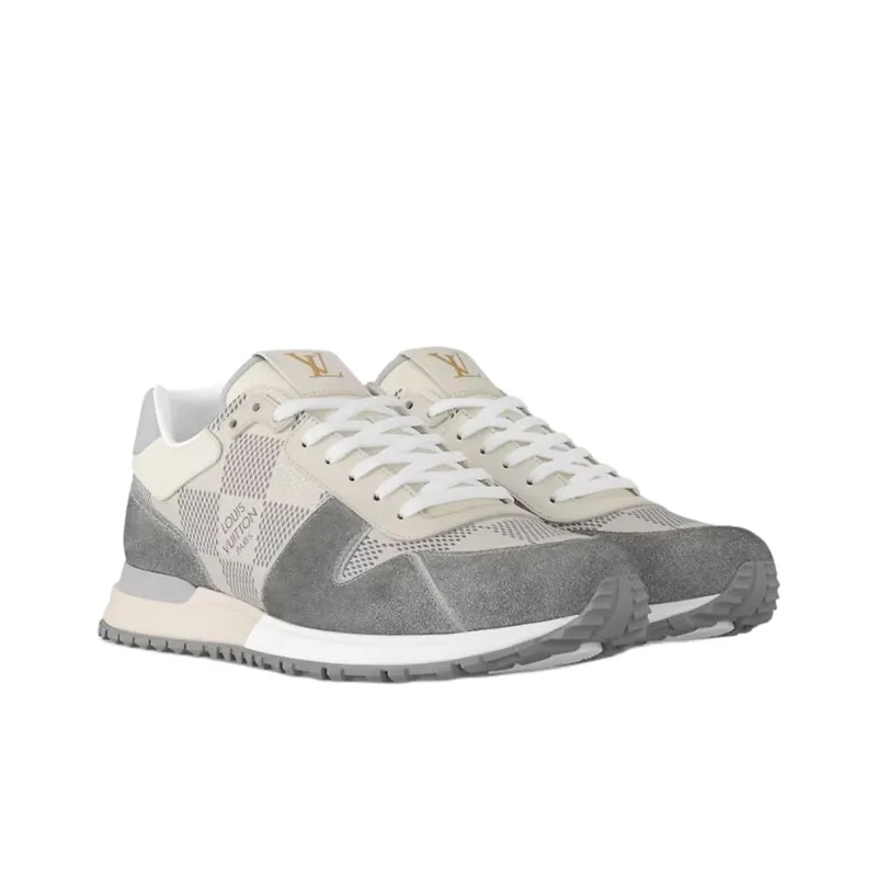 LOUIS VUITTON Run Away Low Top Casual Shoes Men's Gray-3