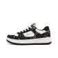 Beige Black Blue Baby's Breath